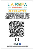 LOTE PANTALON DE NIEVE ADULTO 20KG PRIMERA (1) | LA ROPA AMERICANA AL POR MAYOR