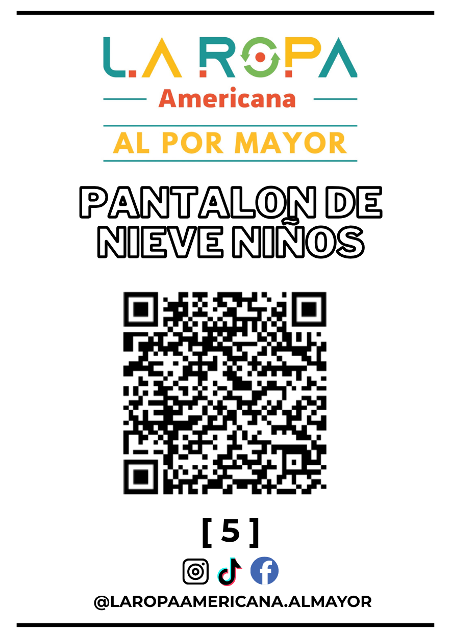 LOTE PANTALON DE NIEVE NI?OS 20KG PRIMERA (5) | LA ROPA AMERICANA AL POR MAYOR