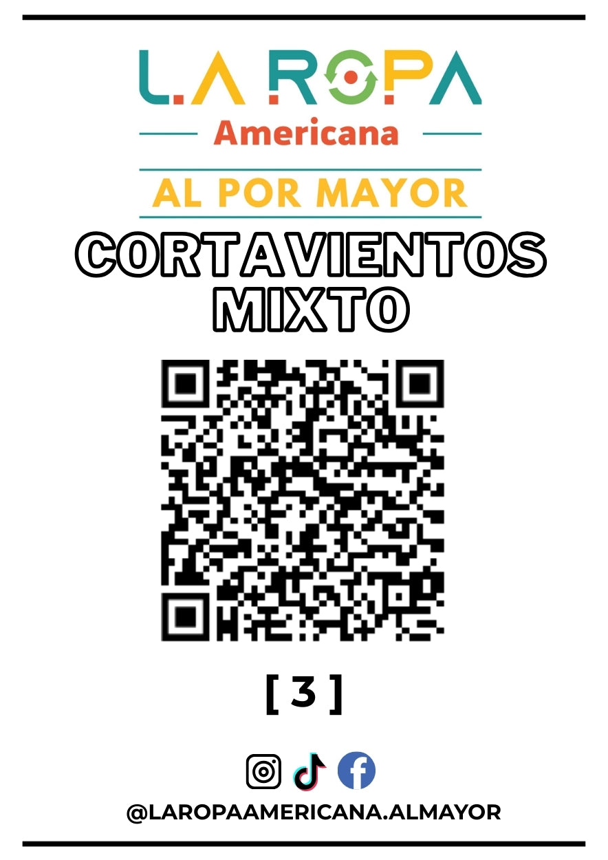 LOTE CORTAVIENTOS MIXTO 20KG PRIMERA (3) | LA ROPA AMERICANA AL POR MAYOR