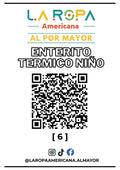 LOTE ENTERITO T¨¦RMICO NI?OS 20KG PRIMERA (6) | LA ROPA AMERICANA AL POR MAYOR