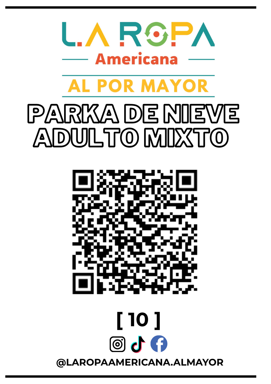 LOTE PARKA DE NIEVE ADULTO MIXTO 20KG PRIMERA (10) | LA ROPA AMERICANA AL POR MAYOR