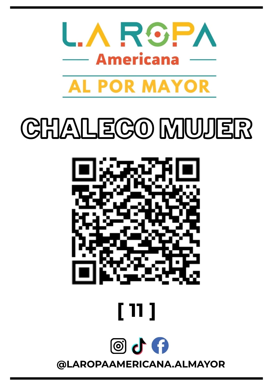 LOTE DE CHALECO MUJER 20KG PRIMERA (11) | LA ROPA AMERICANA AL POR MAYOR