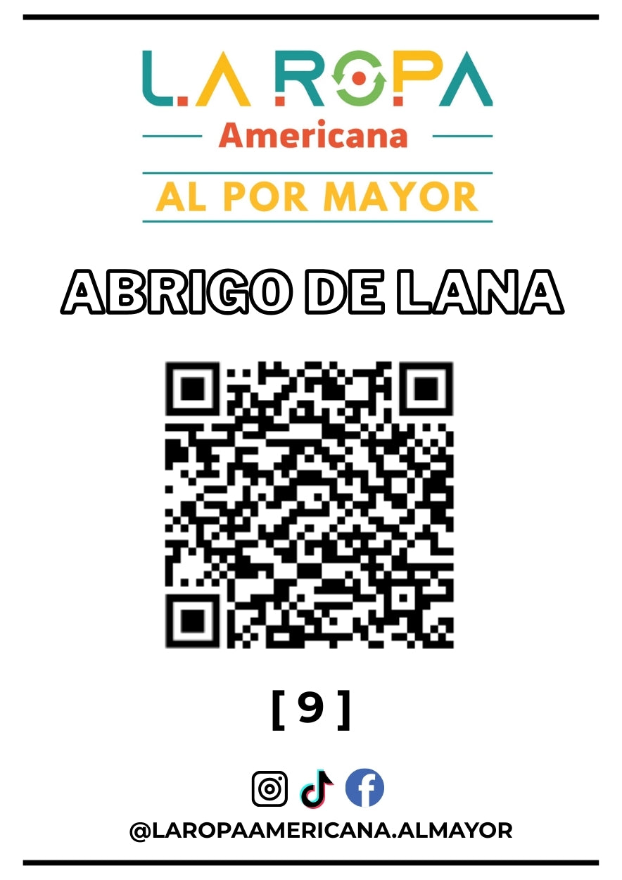 LOTE ABRIGOS DE LANA 20KG PRIMERA (9) | LA ROPA AMERICANA AL POR MAYOR