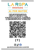 LOTE ENTERITO T¨¦RMICO NI?OS 20KG PRIMERA (7) | LA ROPA AMERICANA AL POR MAYOR