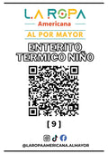 LOTE ENTERITO T¨¦RMICO NI?OS 20KG PRIMERA (9) | LA ROPA AMERICANA AL POR MAYOR