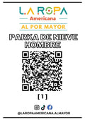 LOTE PARKA DE NIEVE HOMBRE 20KG PRIMERA (1) | LA ROPA AMERICANA AL POR MAYOR