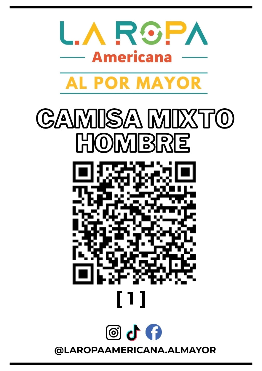 LOTE CAMISAS MIXTO HOMBRE 20KG PRIMERA (1) | LA ROPA AMERICANA AL POR MAYOR