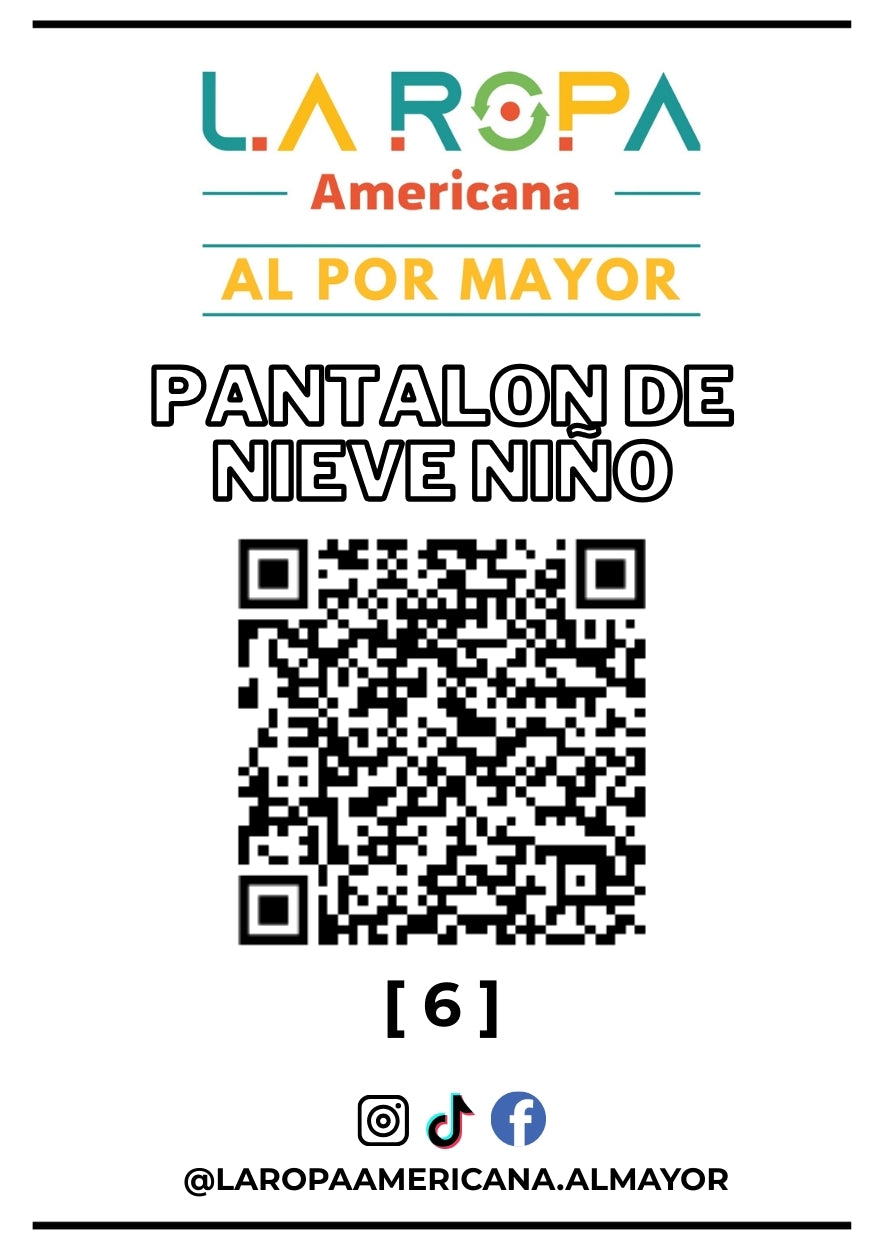 LOTE PANTALON DE NIEVE NI?OS 20KG PRIMERA (6) | LA ROPA AMERICANA AL POR MAYOR