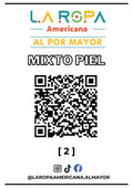 LOTE MIXTO PIEL 20KG PRIMERA (2) | LA ROPA AMERICANA AL POR MAYOR