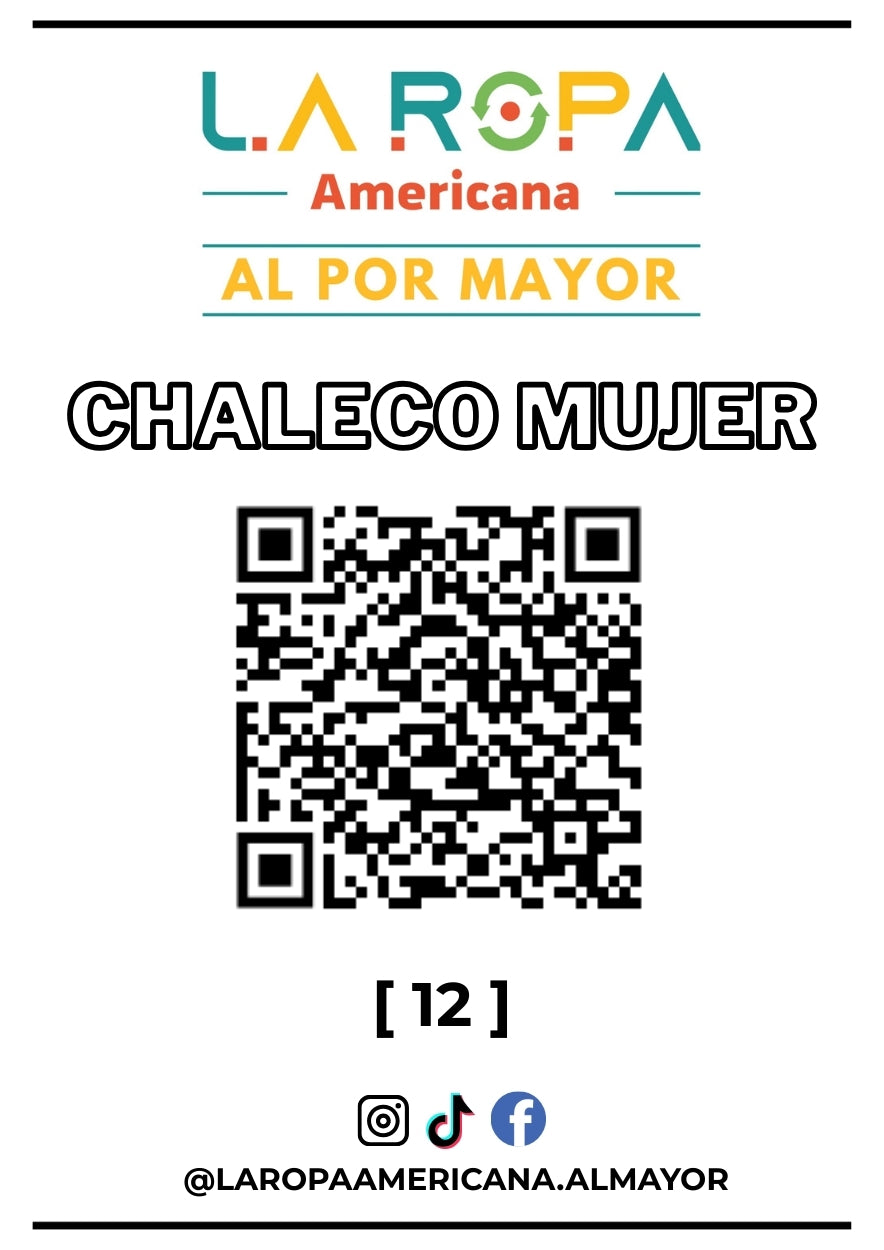 LOTE DE CHALECO MUJER 20KG PRIMERA (12) | LA ROPA AMERICANA AL POR MAYOR