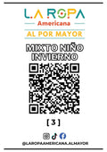 LOTE MIXTO INVIERNO NI?O (3) | LA ROPA AMERICANA AL POR MAYOR