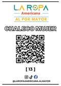 LOTE DE CHALECO MUJER 20KG PRIMERA (13) | LA ROPA AMERICANA AL POR MAYOR
