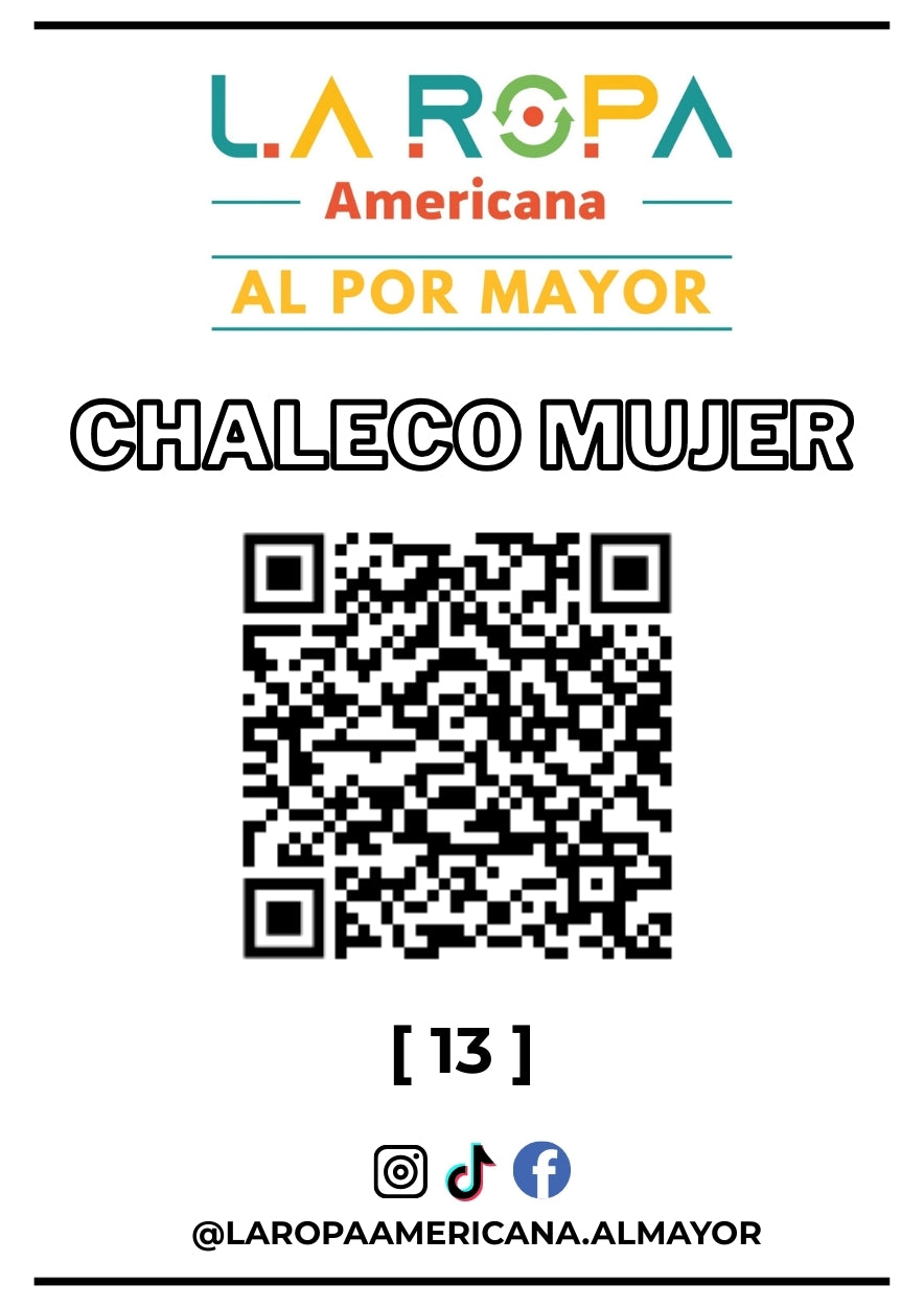 LOTE DE CHALECO MUJER 20KG PRIMERA (13) | LA ROPA AMERICANA AL POR MAYOR