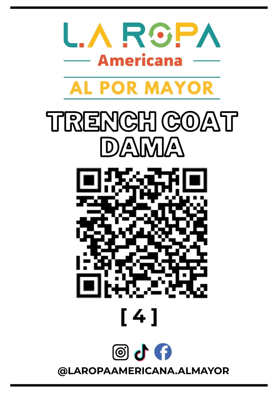 LOTE TRENCH COAT DAMA 20KG PRIMERA (4) | LA ROPA AMERICANA AL POR MAYOR