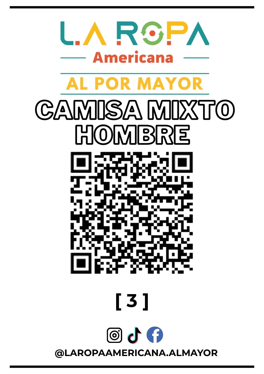 LOTE CAMISAS MIXTO HOMBRE 20KG PRIMERA (3) | LA ROPA AMERICANA AL POR MAYOR