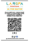 LOTE PANTALON DE NIEVE NI?OS 20KG PRIMERA (8) | LA ROPA AMERICANA AL POR MAYOR