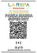 LOTE PARKA MARCA SUPER DRY (20KG) PRIMERA (4) | LA ROPA AMERICANA AL POR MAYOR