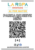 LOTE PARKA DE NIEVE NI?OS MIXTO 20KG PRIMERA (4) | LA ROPA AMERICANA AL POR MAYOR