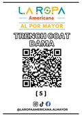 LOTE TRENCH COAT DAMA 20KG PRIMERA (5) | LA ROPA AMERICANA AL POR MAYOR