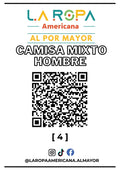 LOTE CAMISAS MIXTO HOMBRE 20KG PRIMERA (4) | LA ROPA AMERICANA AL POR MAYOR