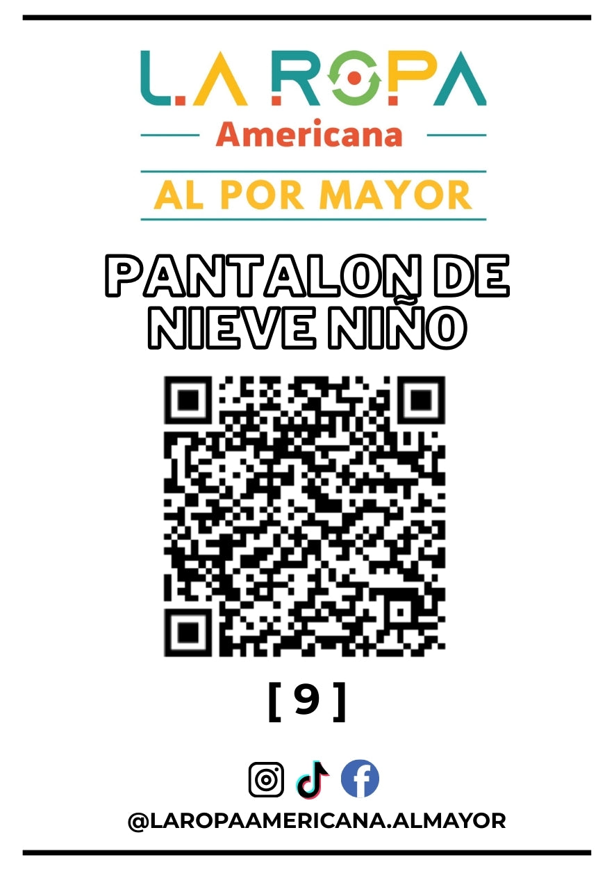 LOTE PANTALON DE NIEVE NI?OS 20KG PRIMERA (9) | LA ROPA AMERICANA AL POR MAYOR