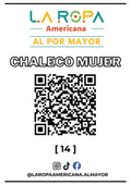 LOTE DE CHALECO MUJER 20KG PRIMERA (14) | LA ROPA AMERICANA AL POR MAYOR