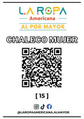LOTE DE CHALECO MUJER 20KG PRIMERA (15) | LA ROPA AMERICANA AL POR MAYOR