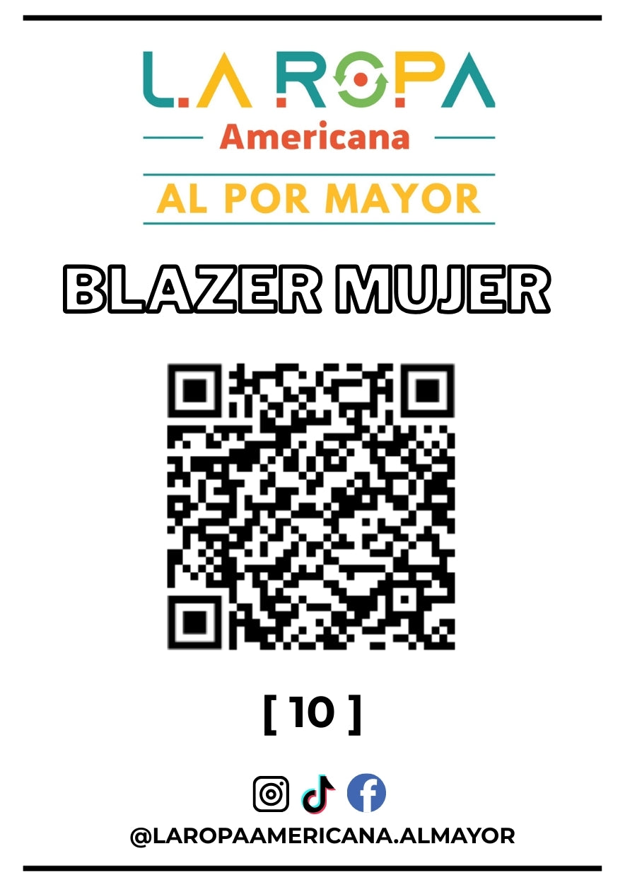 BLAZER MUJER 20KG PRIMERA (10) | LA ROPA AMERICANA AL POR MAYOR