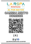 LOTE CAMISAS MIXTO HOMBRE 20KG PRIMERA (5) | LA ROPA AMERICANA AL POR MAYOR