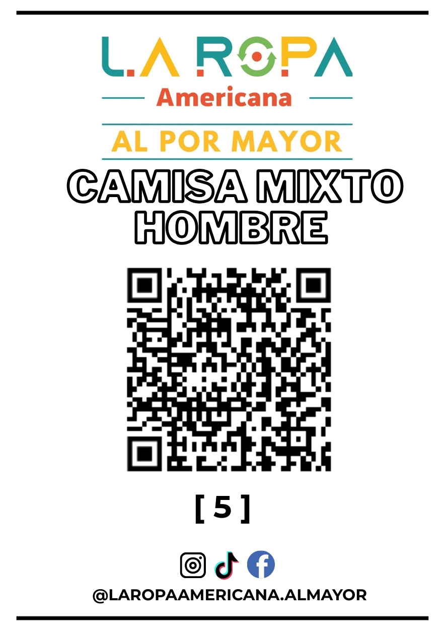 LOTE CAMISAS MIXTO HOMBRE 20KG PRIMERA (5) | LA ROPA AMERICANA AL POR MAYOR