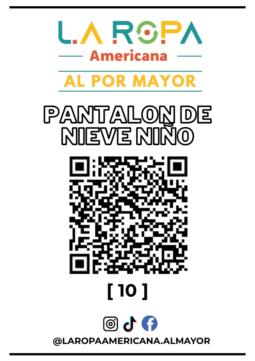 LOTE PANTALON DE NIEVE NI?OS 20KG PRIMERA (10) | LA ROPA AMERICANA AL POR MAYOR