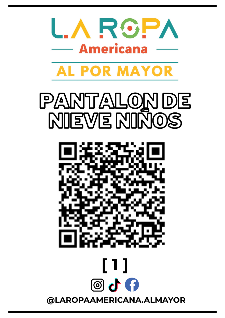LOTE PANTALON DE NIEVE NI?OS 20KG PRIMERA (1) | LA ROPA AMERICANA AL POR MAYOR