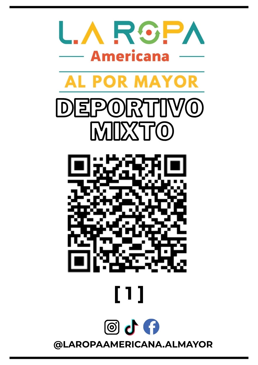 LOTE DEPORTIVO MIXTO 20KG PRIMERA (1) | LA ROPA AMERICANA AL POR MAYOR