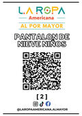 LOTE PANTALON DE NIEVE NI?OS 20KG PRIMERA (2) | LA ROPA AMERICANA AL POR MAYOR