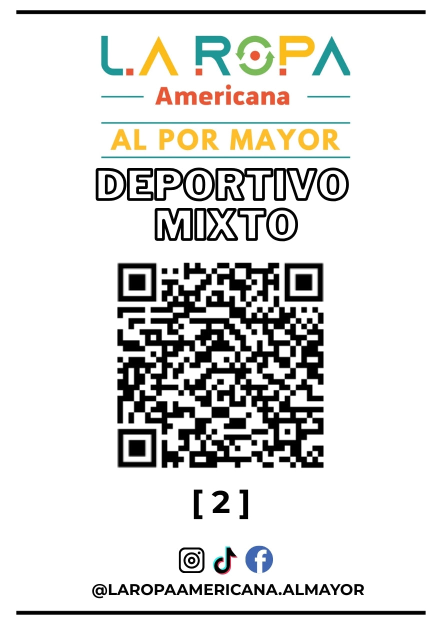 LOTE DEPORTIVO MIXTO 20KG PRIMERA (2) | LA ROPA AMERICANA AL POR MAYOR