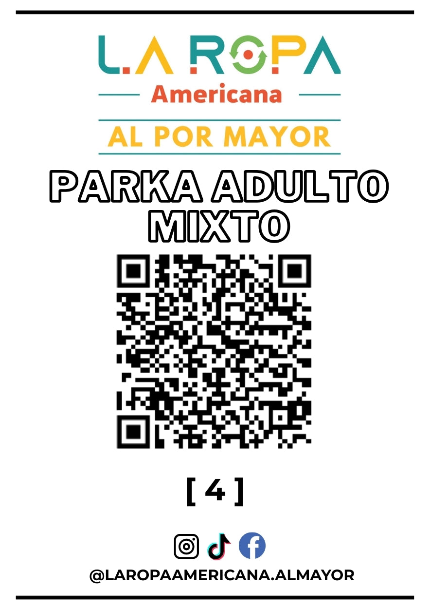 LOTE PARKA ADULTO MIXTO 20KG PRIMERA (4) | LA ROPA AMERICANA AL POR MAYOR
