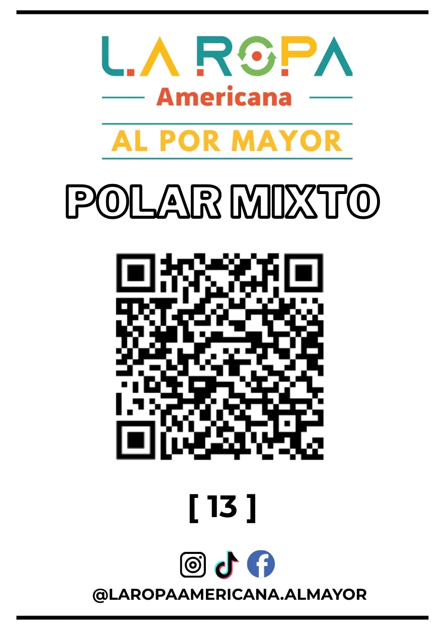 LOTE POLAR MIXTO 20KG PRIMERA (13) | LA ROPA AMERICANA AL POR MAYOR
