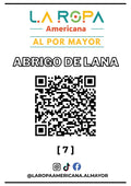 LOTE ABRIGOS DE LANA 20KG PRIMERA (7) | LA ROPA AMERICANA AL POR MAYOR
