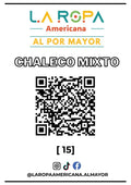 LOTE DE CHALECO MIXTO 20KG PRIMERA (15) | LA ROPA AMERICANA AL POR MAYOR