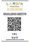 LOTE DE CHALECO MIXTO 20KG PRIMERA (6) | LA ROPA AMERICANA AL POR MAYOR