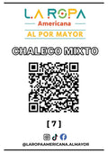 LOTE DE CHALECO MIXTO 20KG PRIMERA (7) | LA ROPA AMERICANA AL POR MAYOR