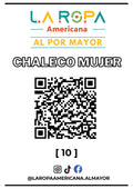LOTE DE CHALECO MUJER 20KG PRIMERA (10) | LA ROPA AMERICANA AL POR MAYOR