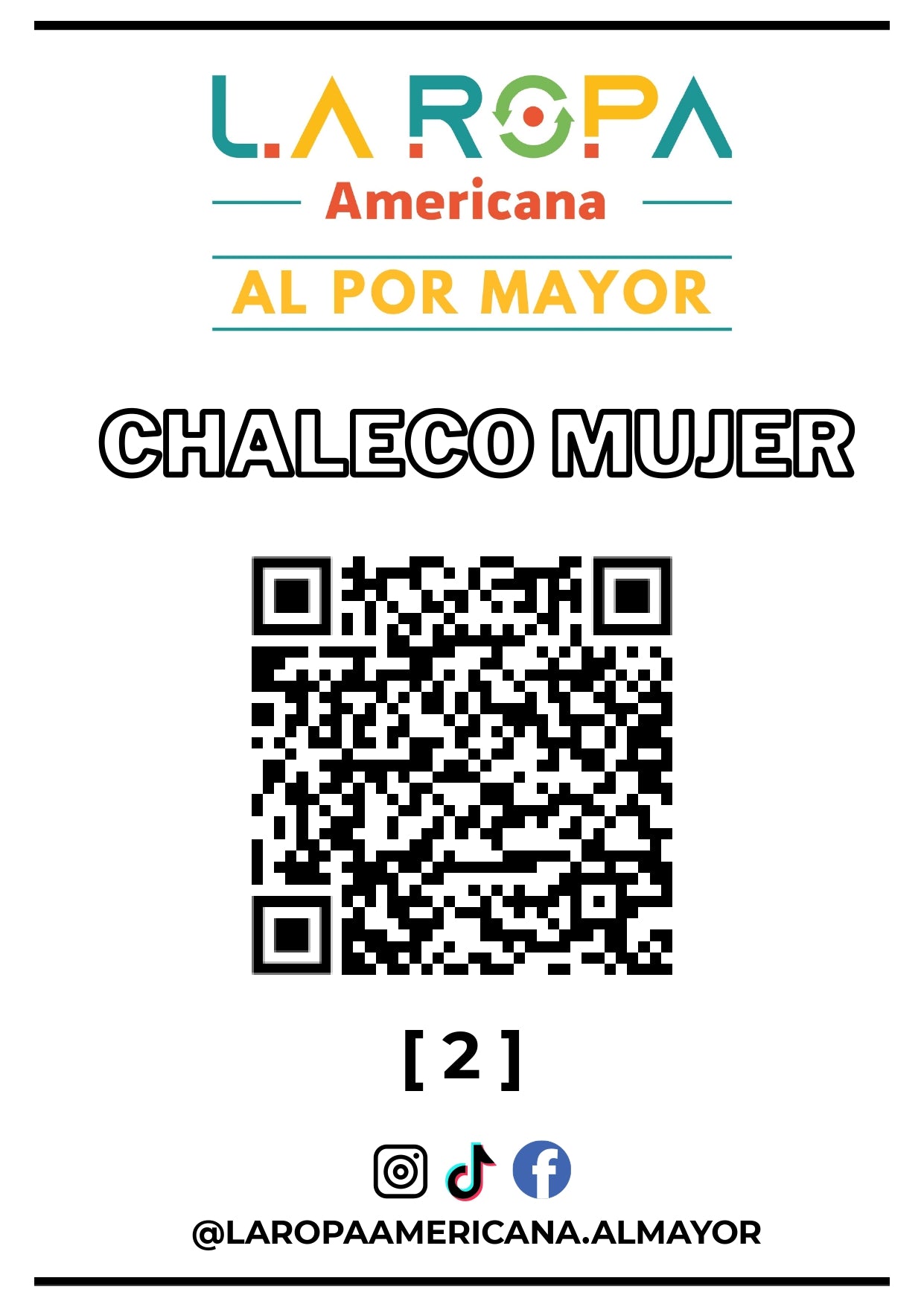 LOTE DE CHALECO MUJER 20KG PRIMERA (2) | LA ROPA AMERICANA AL POR MAYOR