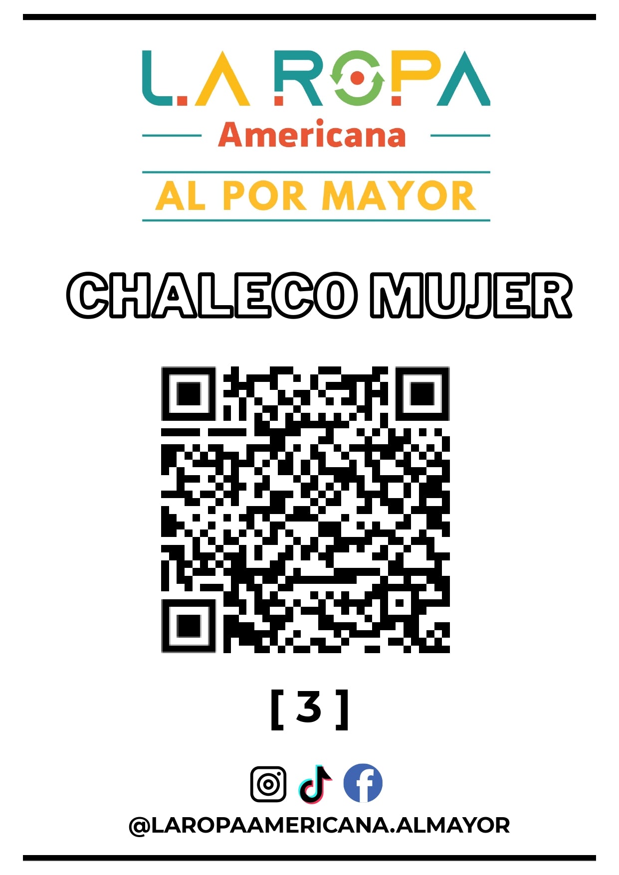 LOTE DE CHALECO MUJER 20KG PRIMERA (3) | LA ROPA AMERICANA AL POR MAYOR