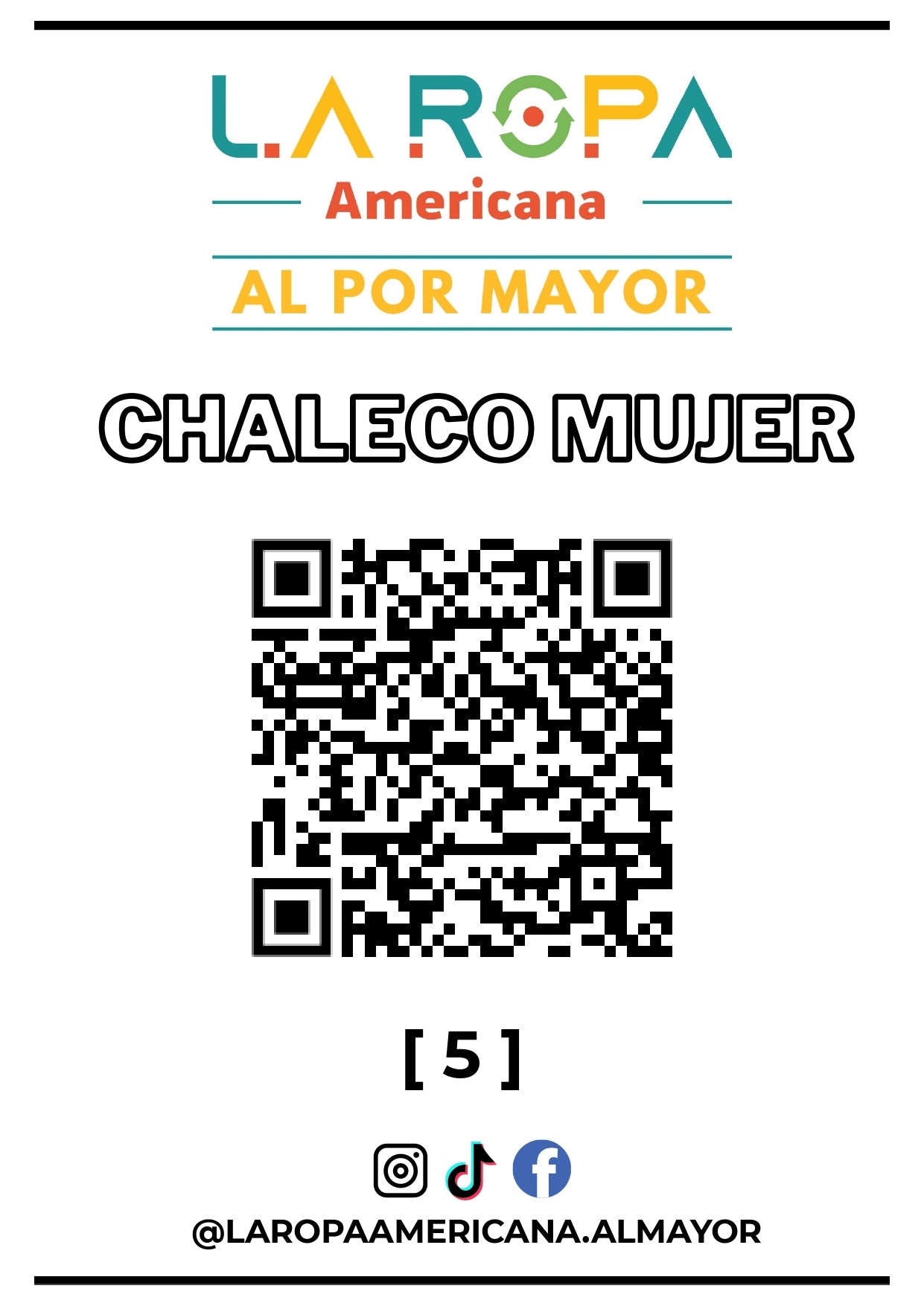 LOTE DE CHALECO MUJER 20KG PRIMERA (5) | LA ROPA AMERICANA AL POR MAYOR