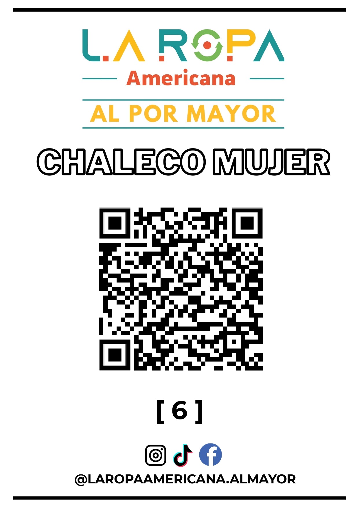 LOTE DE CHALECO MUJER 20KG PRIMERA (6) | LA ROPA AMERICANA AL POR MAYOR