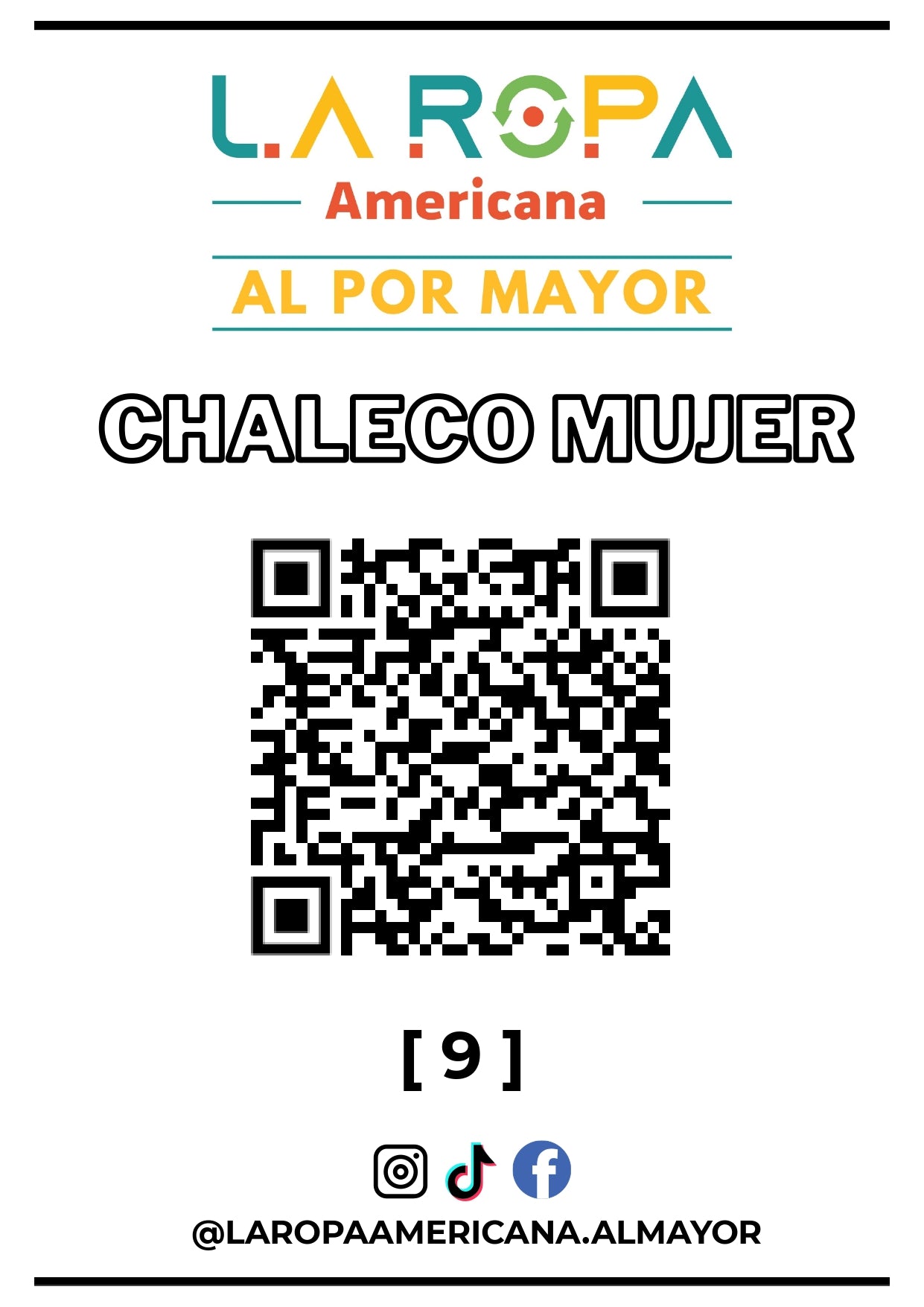 LOTE DE CHALECO MUJER 20KG PRIMERA (9) | LA ROPA AMERICANA AL POR MAYOR