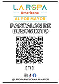 LOTE PANTALON DE BUZO MIXTO 20KG PRIMERA (11) | LA ROPA AMERICANA AL POR MAYOR