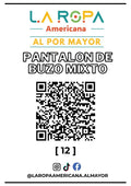 PANTALON DE BUZO MIXTO 20KG PRIMERA (12) | LA ROPA AMERICANA AL POR MAYOR
