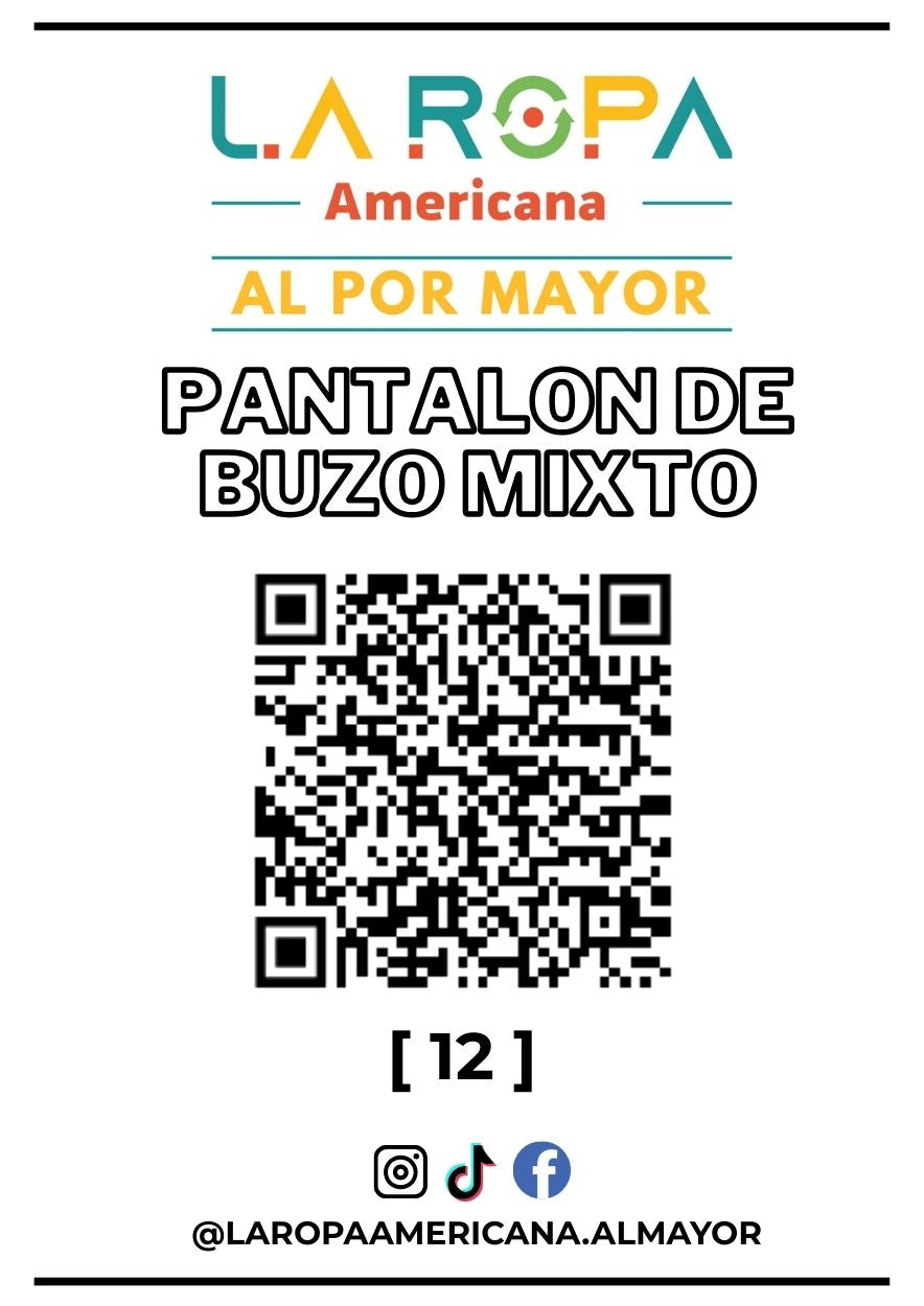 PANTALON DE BUZO MIXTO 20KG PRIMERA (12) | LA ROPA AMERICANA AL POR MAYOR